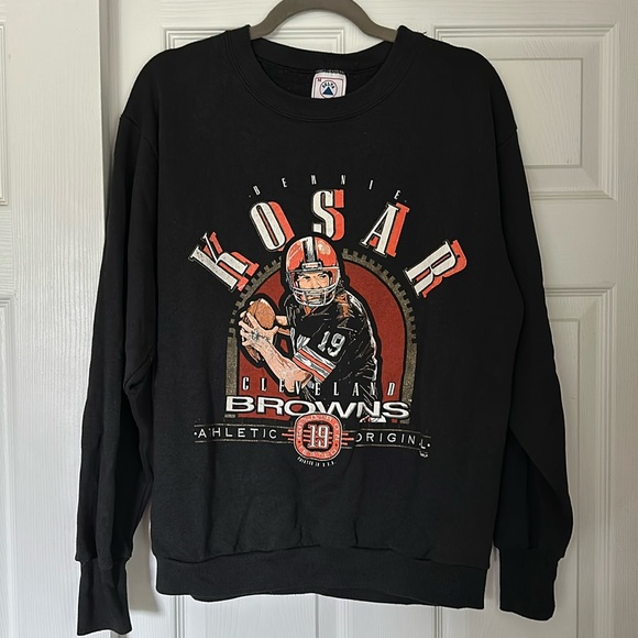 Vintage Cleveland Browns Bernie Kosar Crewneck - M - Picture 1 of 4